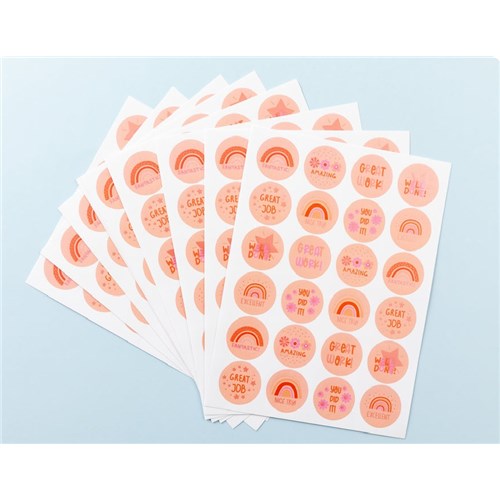 Peachy Praise Merit Sticker Book 1
